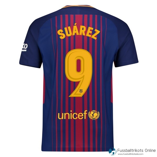 Barcelona Trikot Heim Suarez 2017-18 Fussballtrikots Günstig